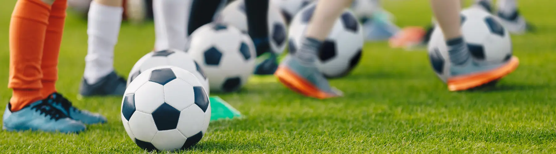 Soccer Balls on our Bay Path field