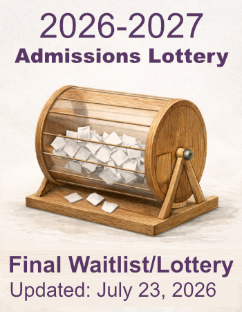 2026-2027 Admissions Lottery! cover image